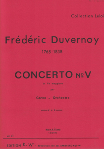 Duvernoy: Concerto No.5 in F