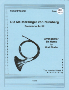 Wagner: Meistersingers Prelude Act 3 (6 horns)